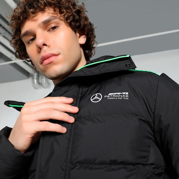 Mercedes AMG Petronas F1 MT7 Ecolite Men s Motorsport Padded Jacket PUMA